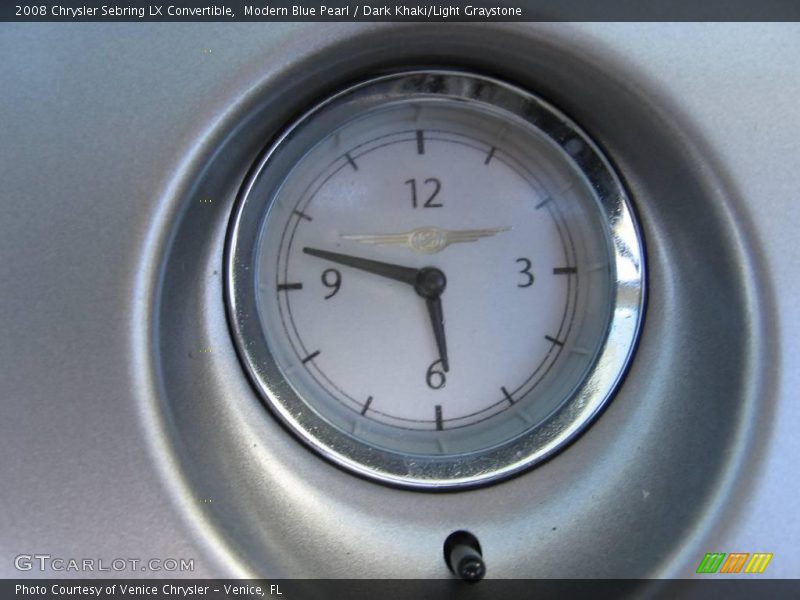 Modern Blue Pearl / Dark Khaki/Light Graystone 2008 Chrysler Sebring LX Convertible