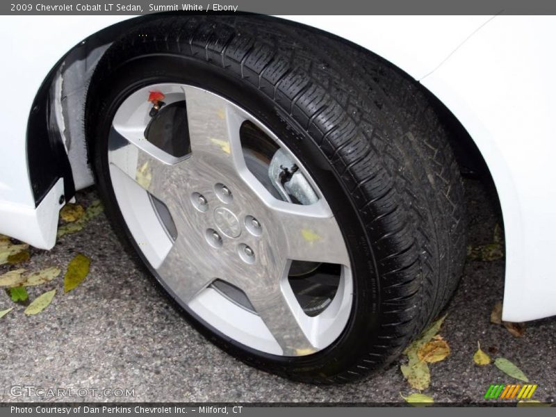 Summit White / Ebony 2009 Chevrolet Cobalt LT Sedan