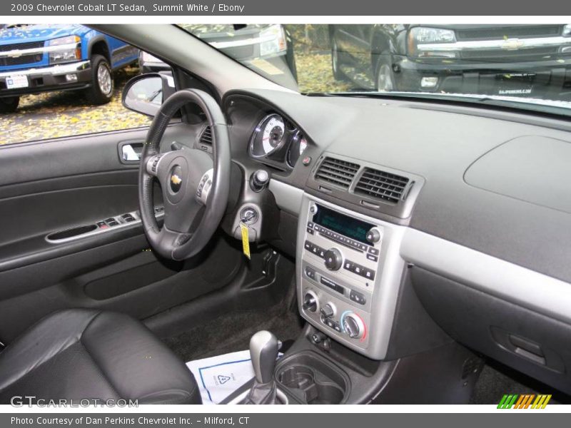 Summit White / Ebony 2009 Chevrolet Cobalt LT Sedan