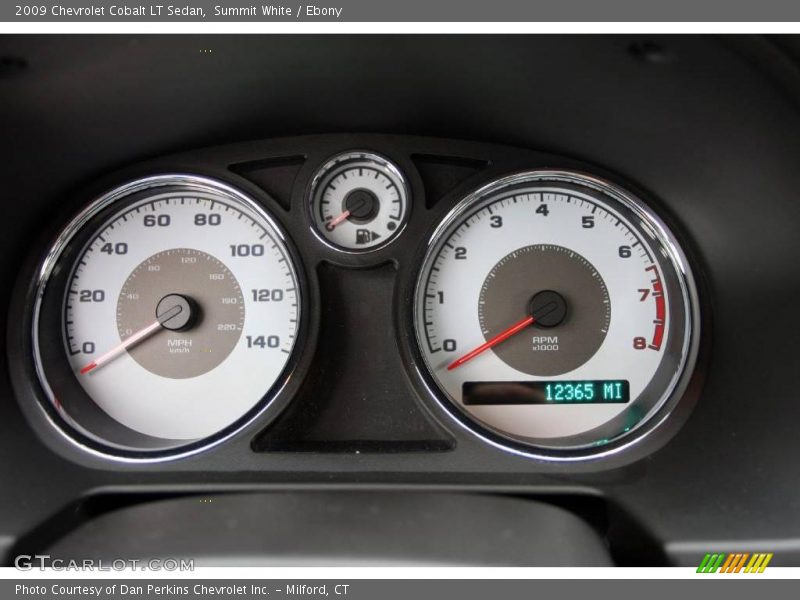 Summit White / Ebony 2009 Chevrolet Cobalt LT Sedan