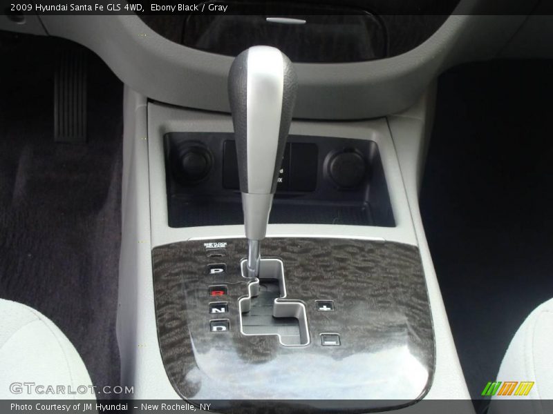 Ebony Black / Gray 2009 Hyundai Santa Fe GLS 4WD