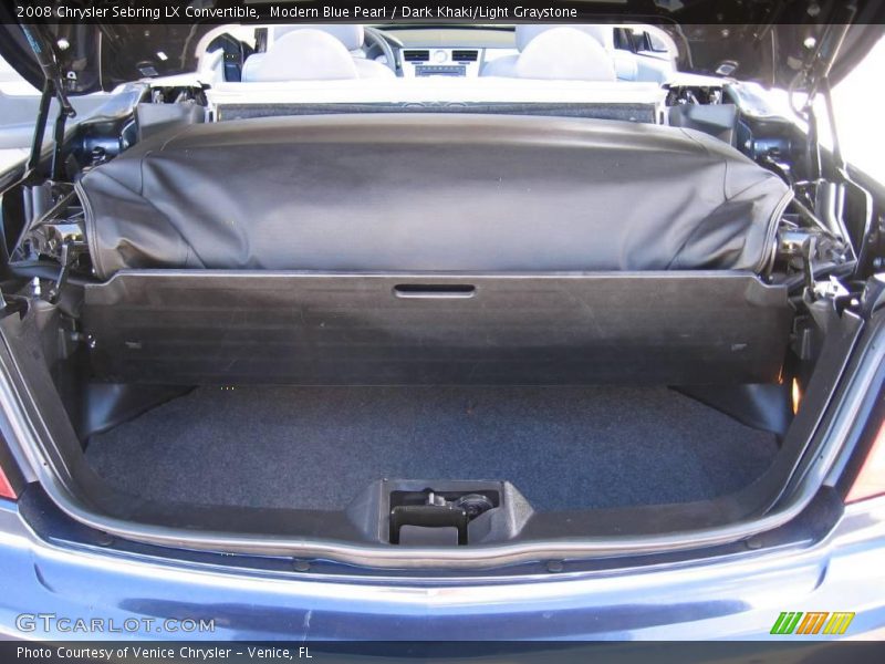 Modern Blue Pearl / Dark Khaki/Light Graystone 2008 Chrysler Sebring LX Convertible