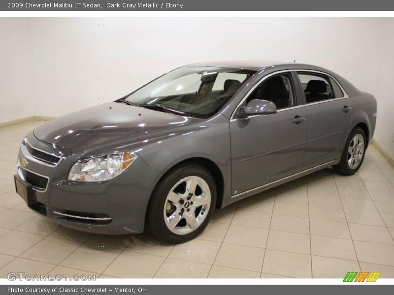 Dark Gray Metallic / Ebony 2009 Chevrolet Malibu LT Sedan