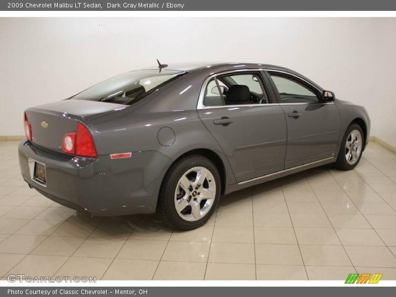 Dark Gray Metallic / Ebony 2009 Chevrolet Malibu LT Sedan