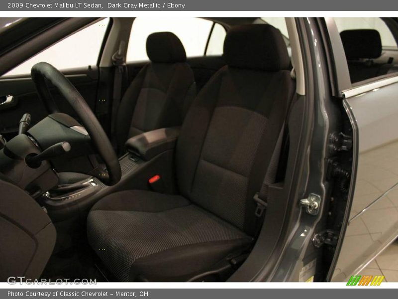 Dark Gray Metallic / Ebony 2009 Chevrolet Malibu LT Sedan