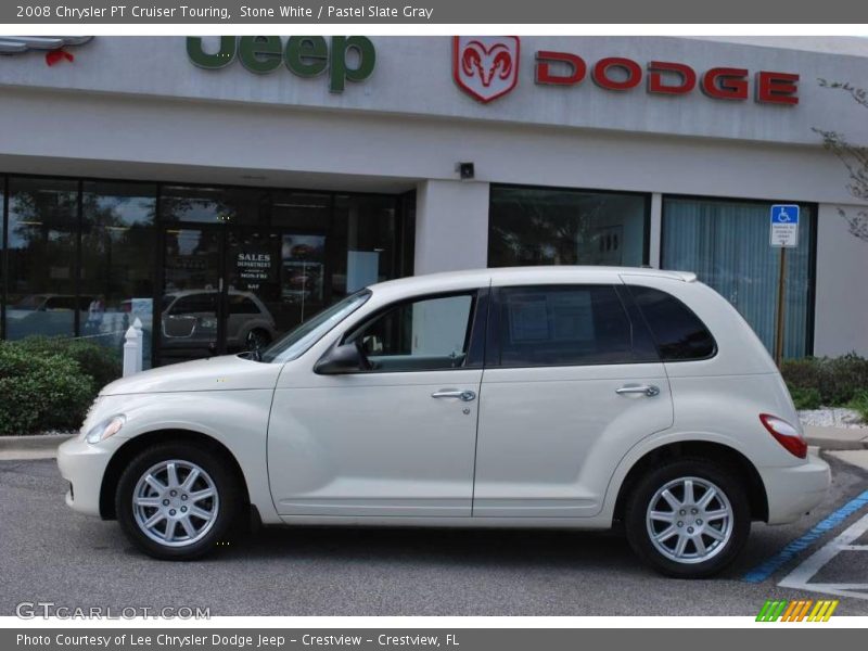 Stone White / Pastel Slate Gray 2008 Chrysler PT Cruiser Touring