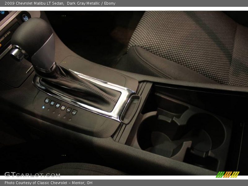 Dark Gray Metallic / Ebony 2009 Chevrolet Malibu LT Sedan
