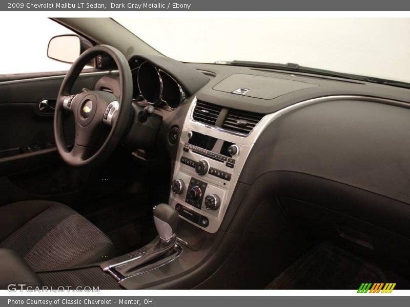 Dark Gray Metallic / Ebony 2009 Chevrolet Malibu LT Sedan