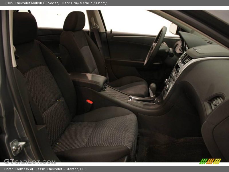 Dark Gray Metallic / Ebony 2009 Chevrolet Malibu LT Sedan