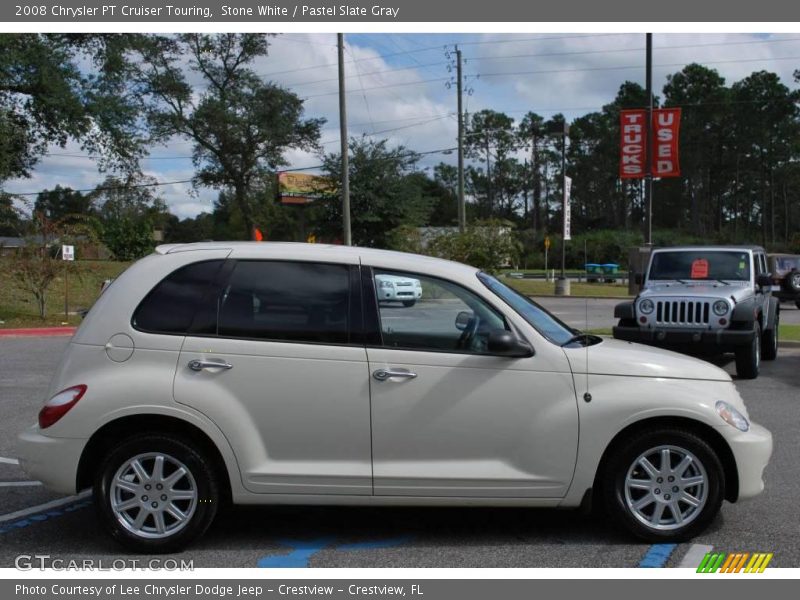 Stone White / Pastel Slate Gray 2008 Chrysler PT Cruiser Touring
