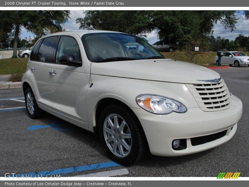 Stone White / Pastel Slate Gray 2008 Chrysler PT Cruiser Touring