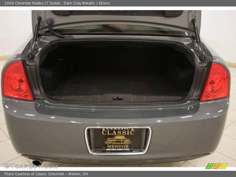 Dark Gray Metallic / Ebony 2009 Chevrolet Malibu LT Sedan