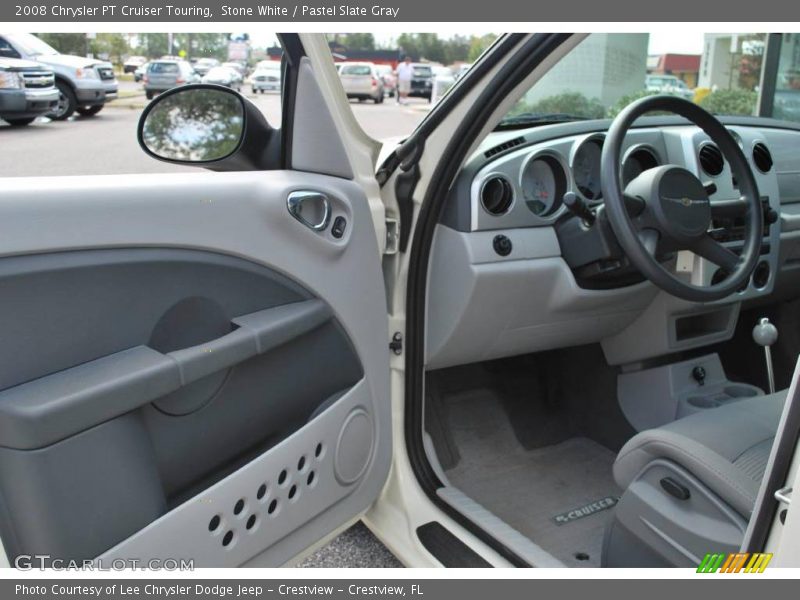 Stone White / Pastel Slate Gray 2008 Chrysler PT Cruiser Touring