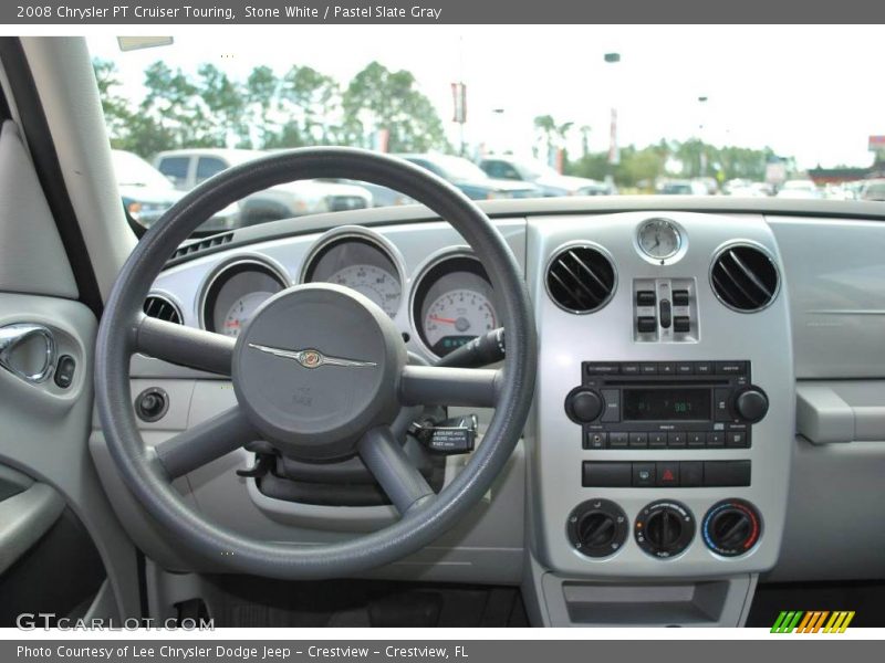Stone White / Pastel Slate Gray 2008 Chrysler PT Cruiser Touring