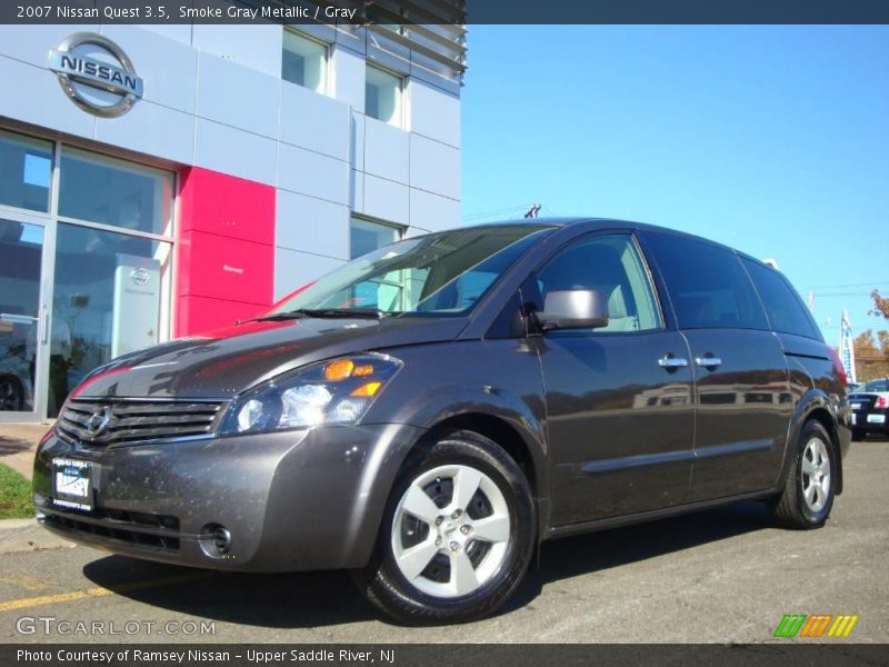 Smoke Gray Metallic / Gray 2007 Nissan Quest 3.5