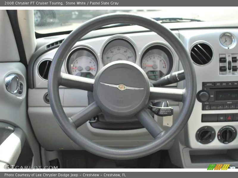 Stone White / Pastel Slate Gray 2008 Chrysler PT Cruiser Touring
