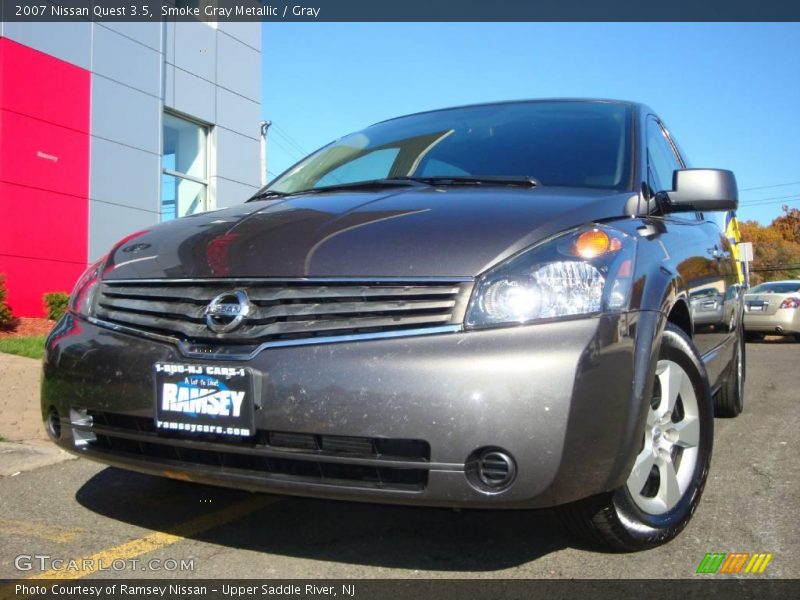 Smoke Gray Metallic / Gray 2007 Nissan Quest 3.5