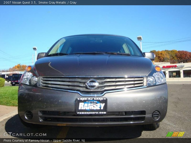 Smoke Gray Metallic / Gray 2007 Nissan Quest 3.5