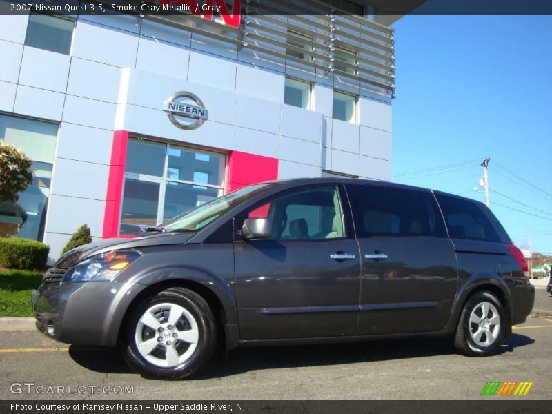 Smoke Gray Metallic / Gray 2007 Nissan Quest 3.5