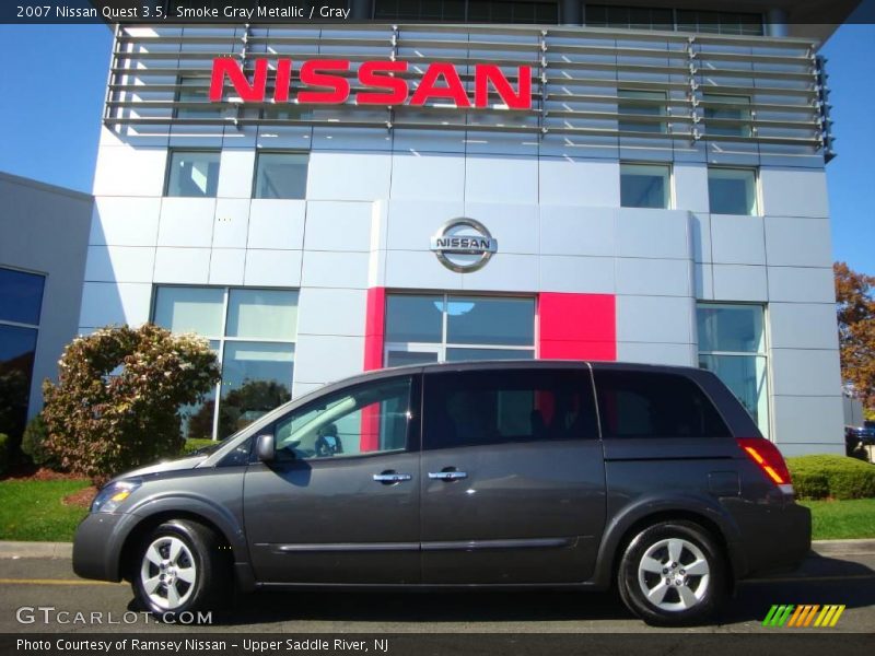 Smoke Gray Metallic / Gray 2007 Nissan Quest 3.5