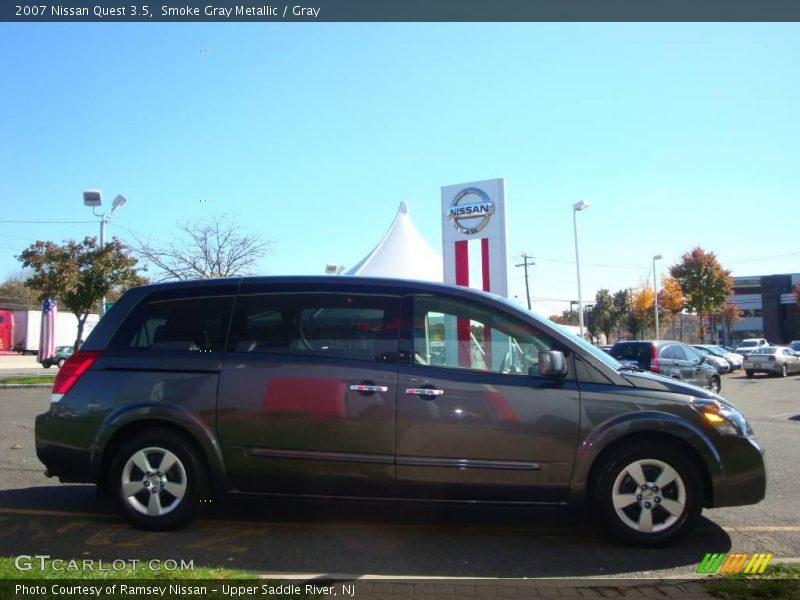 Smoke Gray Metallic / Gray 2007 Nissan Quest 3.5