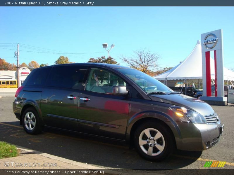 Smoke Gray Metallic / Gray 2007 Nissan Quest 3.5