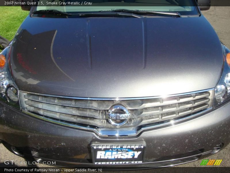 Smoke Gray Metallic / Gray 2007 Nissan Quest 3.5