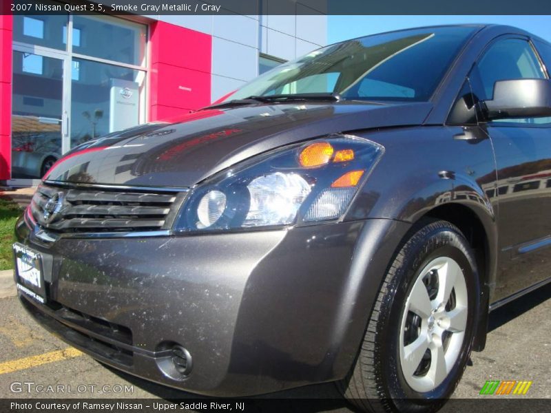 Smoke Gray Metallic / Gray 2007 Nissan Quest 3.5