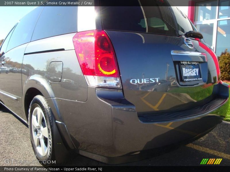 Smoke Gray Metallic / Gray 2007 Nissan Quest 3.5