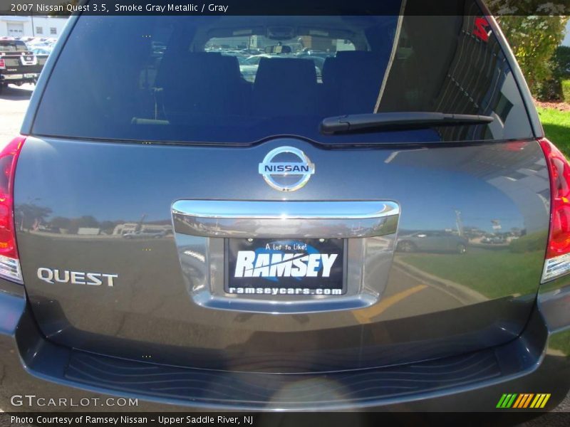 Smoke Gray Metallic / Gray 2007 Nissan Quest 3.5