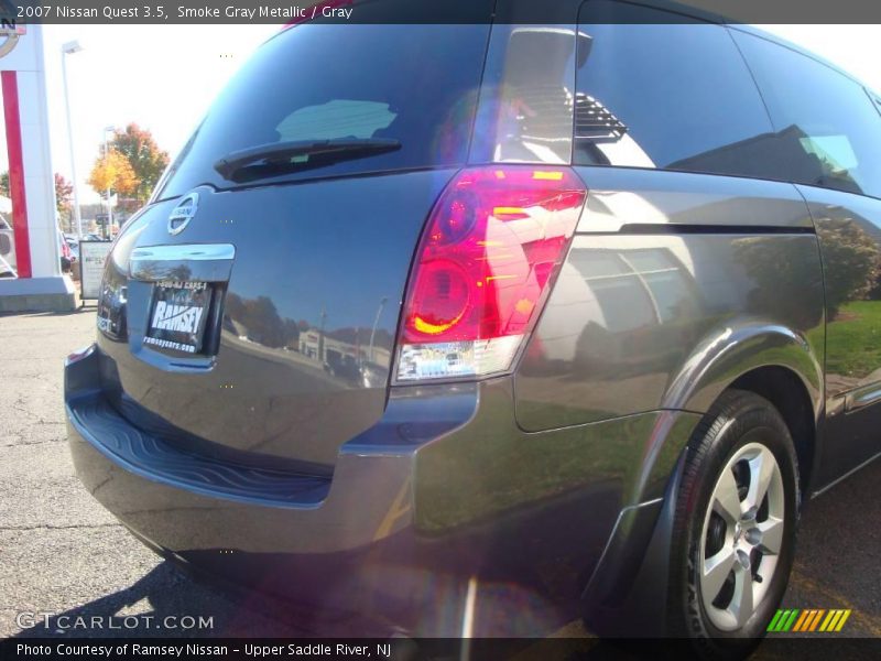 Smoke Gray Metallic / Gray 2007 Nissan Quest 3.5