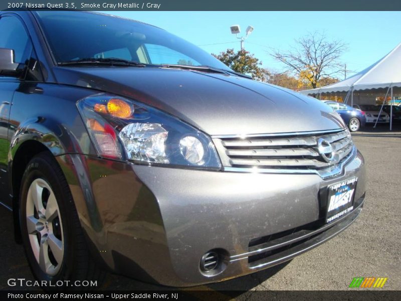 Smoke Gray Metallic / Gray 2007 Nissan Quest 3.5