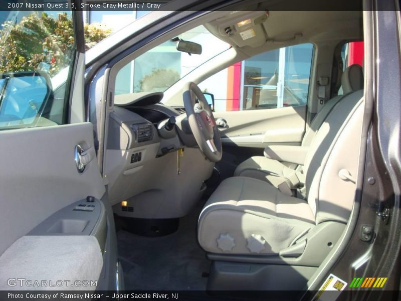 Smoke Gray Metallic / Gray 2007 Nissan Quest 3.5