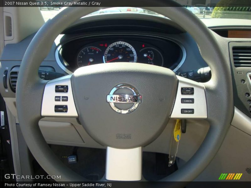 Smoke Gray Metallic / Gray 2007 Nissan Quest 3.5