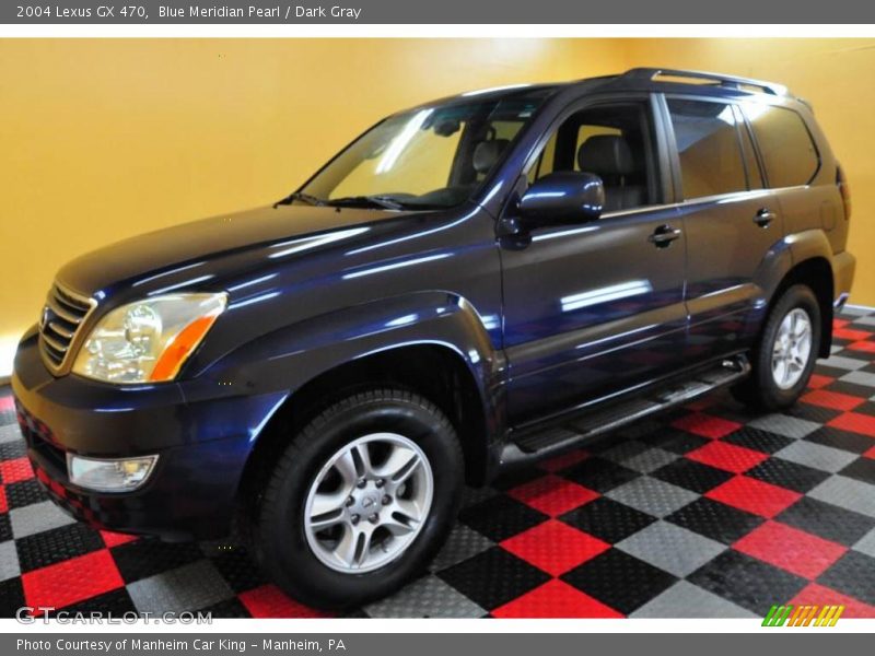 Blue Meridian Pearl / Dark Gray 2004 Lexus GX 470