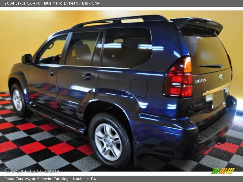 Blue Meridian Pearl / Dark Gray 2004 Lexus GX 470
