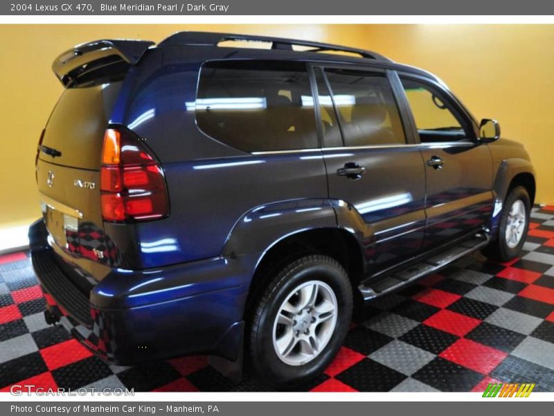 Blue Meridian Pearl / Dark Gray 2004 Lexus GX 470