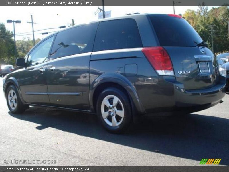 Smoke Gray Metallic / Gray 2007 Nissan Quest 3.5
