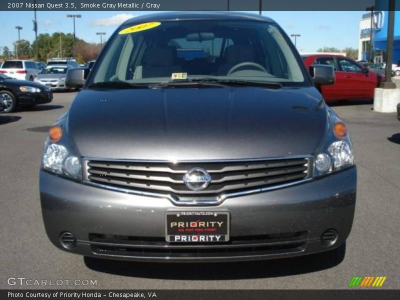 Smoke Gray Metallic / Gray 2007 Nissan Quest 3.5