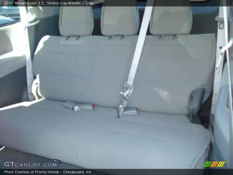 Smoke Gray Metallic / Gray 2007 Nissan Quest 3.5