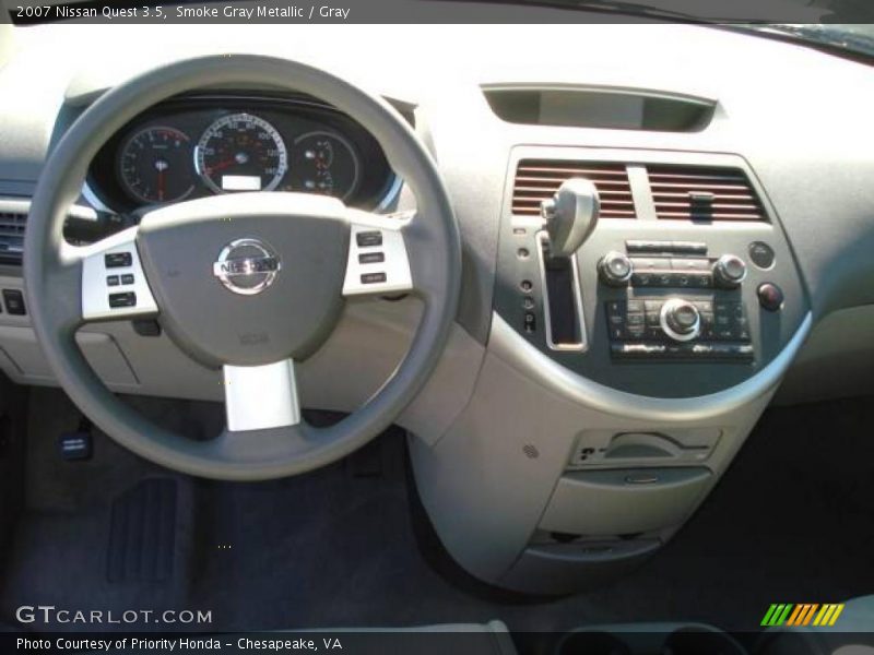 Smoke Gray Metallic / Gray 2007 Nissan Quest 3.5