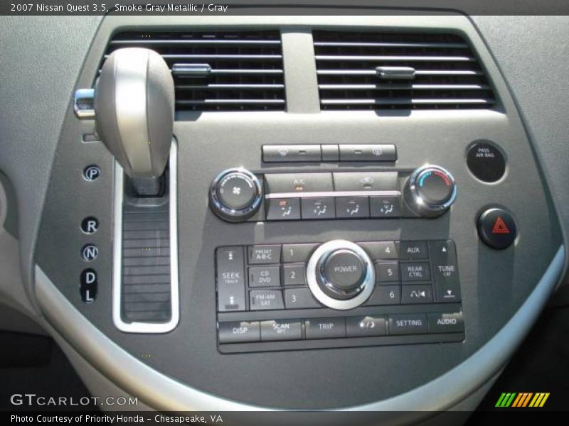 Smoke Gray Metallic / Gray 2007 Nissan Quest 3.5