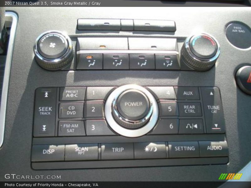 Smoke Gray Metallic / Gray 2007 Nissan Quest 3.5