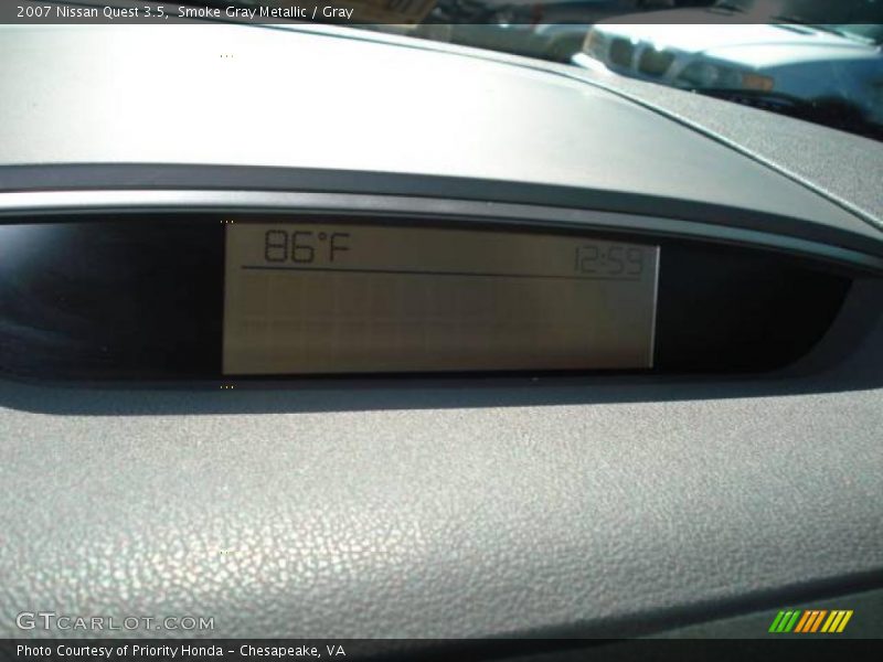 Smoke Gray Metallic / Gray 2007 Nissan Quest 3.5