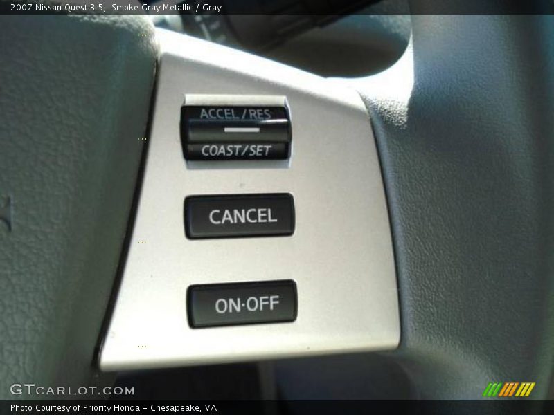 Smoke Gray Metallic / Gray 2007 Nissan Quest 3.5