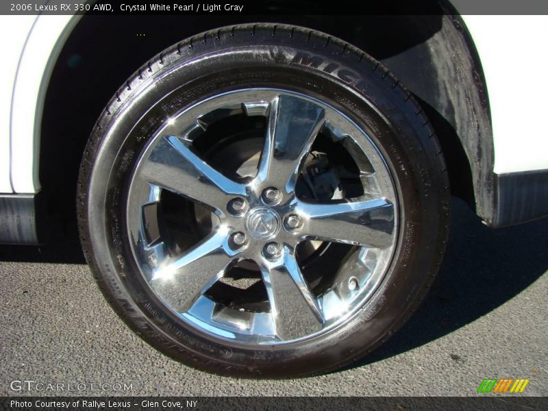 Crystal White Pearl / Light Gray 2006 Lexus RX 330 AWD