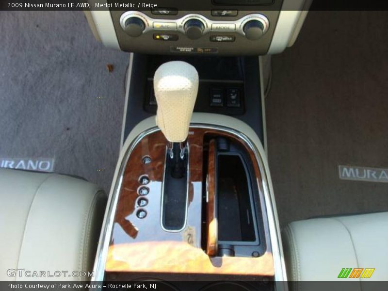 Merlot Metallic / Beige 2009 Nissan Murano LE AWD