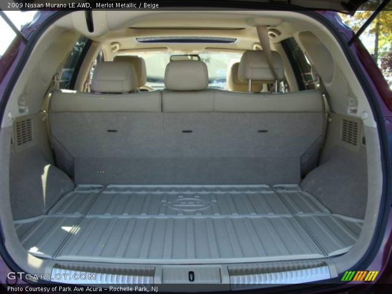 Merlot Metallic / Beige 2009 Nissan Murano LE AWD