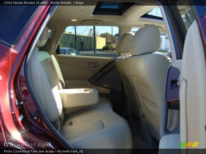 Merlot Metallic / Beige 2009 Nissan Murano LE AWD