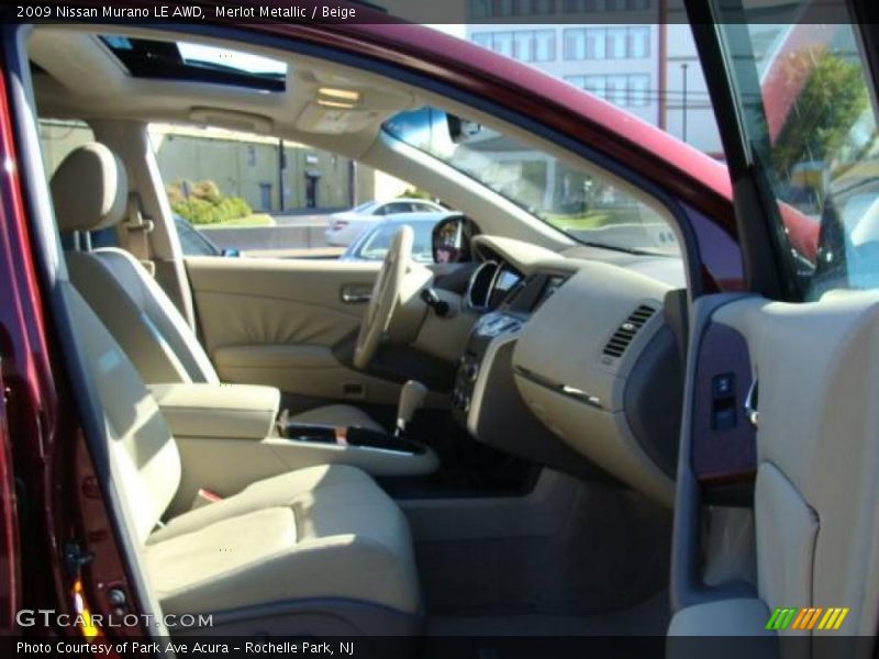 Merlot Metallic / Beige 2009 Nissan Murano LE AWD